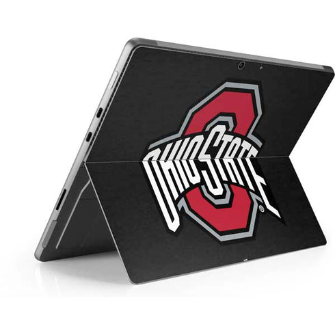 Ohio State University OSU Buckeyes Black Surface Pro 8 Skin