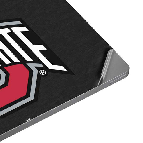 Ohio State University OSU Buckeyes Black Universal Laptop 12in (9.8 x 6.8in) Skin