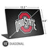 Ohio State University OSU Buckeyes Black Universal Laptop 15in (12.2 x 8.8in) Skin