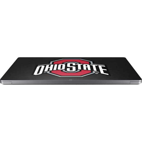 Ohio State University OSU Buckeyes Black Universal Laptop 15in (12.2 x 8.8in) Skin