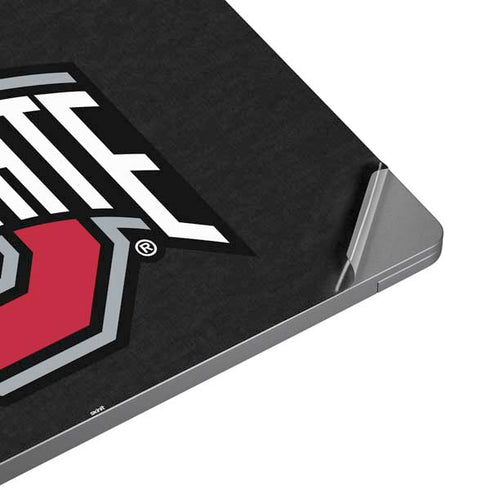 Ohio State University OSU Buckeyes Black Universal Laptop 18in (14.6 x 10.6in) Skin