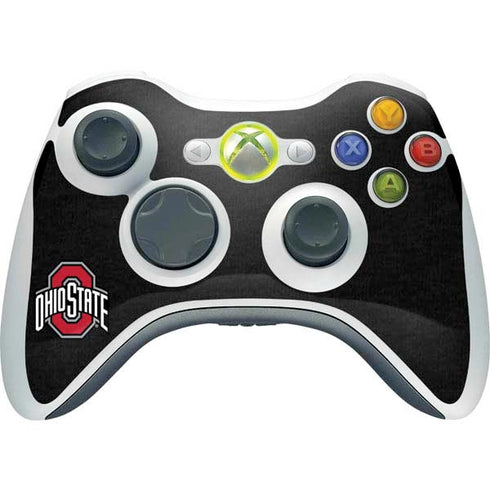 Ohio State University OSU Buckeyes Black Xbox 360 Wireless Controller Skin