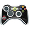 Ohio State University OSU Buckeyes Black Xbox 360 Wireless Controller Skin