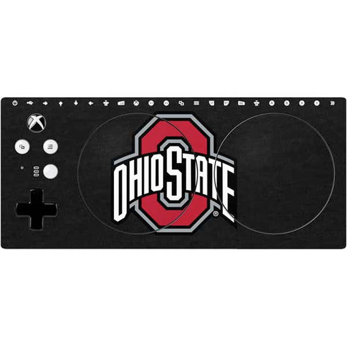 Ohio State University OSU Buckeyes Black Xbox Adaptive Controller Skin