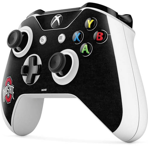 Ohio State University OSU Buckeyes Black Xbox One S Controller Skin