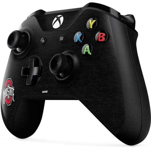 Ohio State University OSU Buckeyes Black Xbox One X Controller Skin