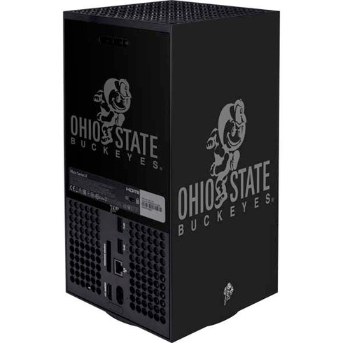 Ohio State University OSU Buckeyes Black Xbox Series X Bundle Skin