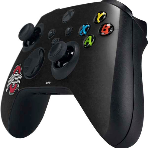 Ohio State University OSU Buckeyes Black Xbox Series X Controller Skin