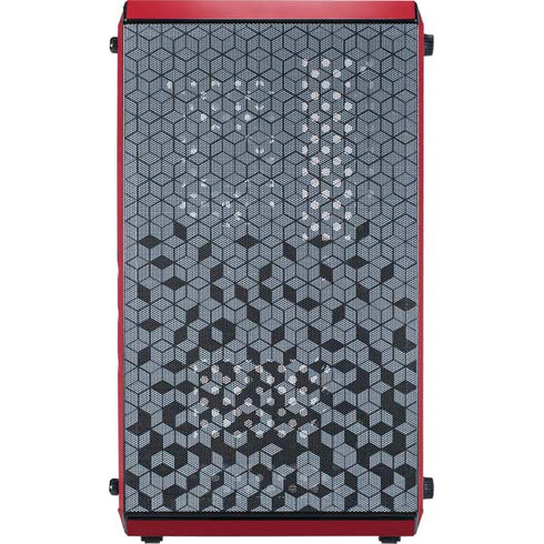 Ohio State University Buckeyes Red Logo Cooler Master MasterBox Q300L Mini Tower Skin