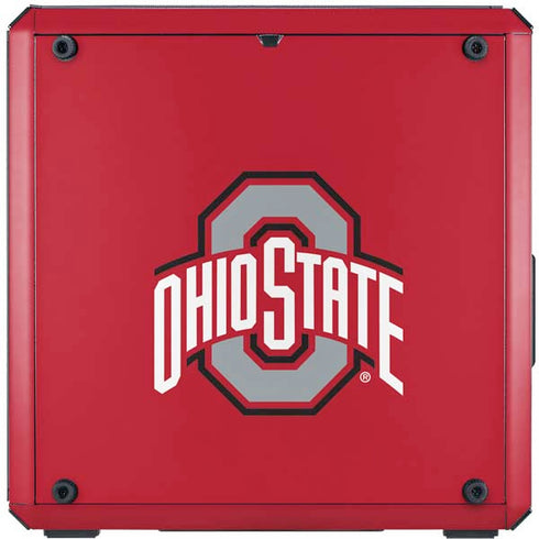 Ohio State University Buckeyes Red Logo Cooler Master MasterBox Q300L Mini Tower Skin