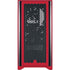 Ohio State University Buckeyes Red Logo Corsair 4000D Tempered Glass Mid-Tower ATX Case Skin