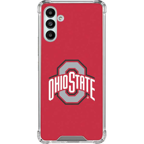 Ohio State University Buckeyes Red Logo Galaxy A13 5G Clear Case