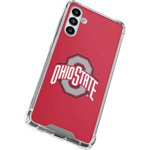 Ohio State University Buckeyes Red Logo Galaxy A13 5G Clear Case