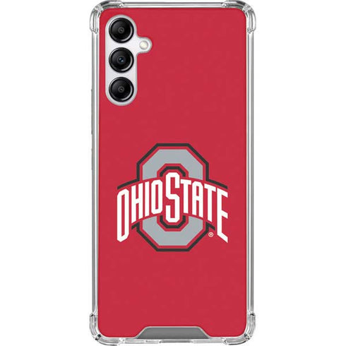 Ohio State University Buckeyes Red Logo Galaxy A14 5G Clear Case