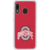 Ohio State University Buckeyes Red Logo Galaxy A20 Clear Case