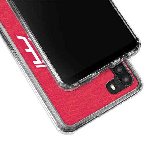 Ohio State University Buckeyes Red Logo Galaxy A21 Clear Case