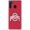Ohio State University Buckeyes Red Logo Galaxy A21 Clear Case