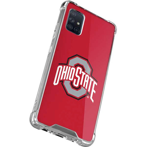 Ohio State University Buckeyes Red Logo Galaxy A51 5G Clear Case