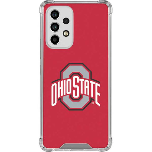 Ohio State University Buckeyes Red Logo Galaxy A53 5G Clear Case