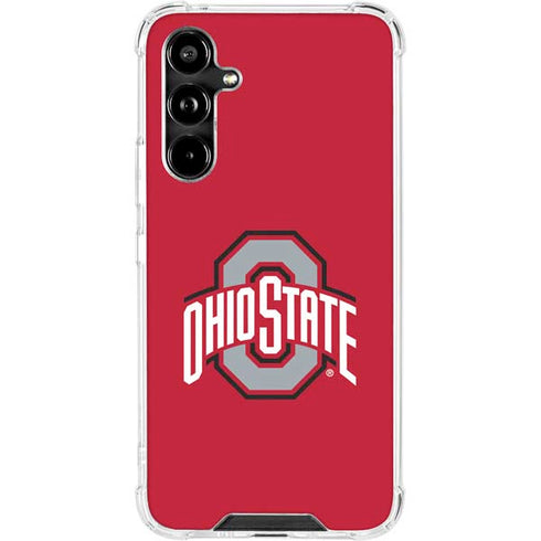 Ohio State University Buckeyes Red Logo Galaxy A54 5G Clear Case