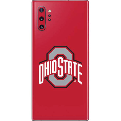 Ohio State University Buckeyes Red Logo Galaxy Note 10 Plus Skin