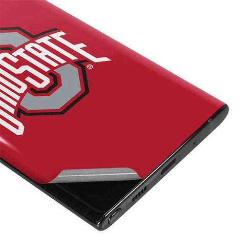 Ohio State University Buckeyes Red Logo Galaxy Note 10 Plus Skin