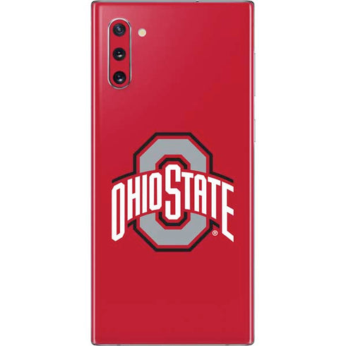 Ohio State University Buckeyes Red Logo Galaxy Note 10 Skin