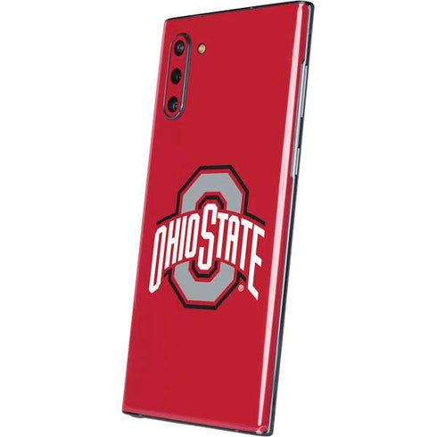 Ohio State University Buckeyes Red Logo Galaxy Note 10 Skin