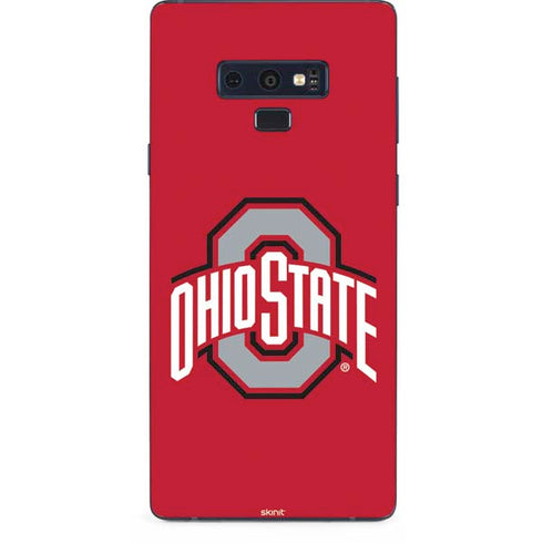 Ohio State University Buckeyes Red Logo Galaxy Note 9 Skin