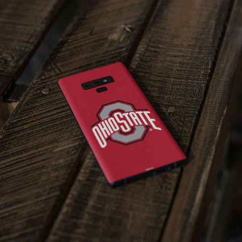 Ohio State University Buckeyes Red Logo Galaxy Note 9 Skin
