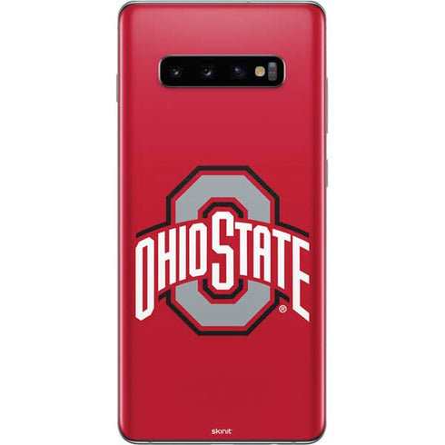 Ohio State University Buckeyes Red Logo Galaxy S10 Plus Skin