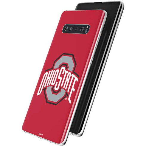 Ohio State University Buckeyes Red Logo Galaxy S10 Plus Skin