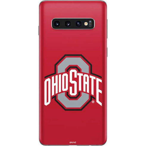 Ohio State University Buckeyes Red Logo Galaxy S10 Skin
