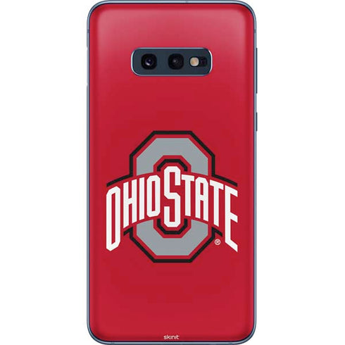 Ohio State University Buckeyes Red Logo Galaxy S10e Skin