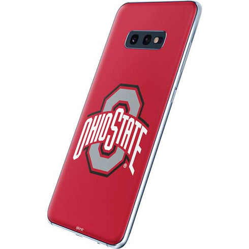 Ohio State University Buckeyes Red Logo Galaxy S10e Skin