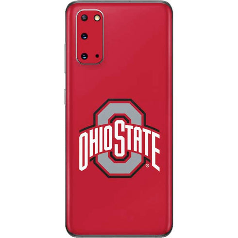 Ohio State University Buckeyes Red Logo Galaxy S20 Skin