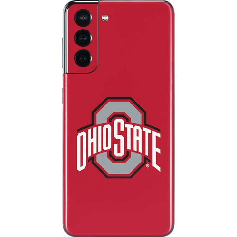 Ohio State University Buckeyes Red Logo Galaxy S21 5G Skin