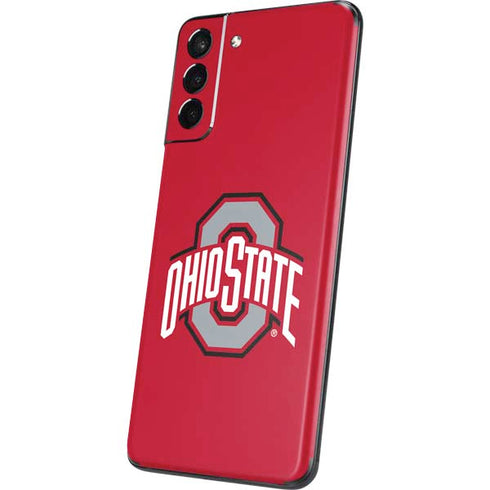 Ohio State University Buckeyes Red Logo Galaxy S21 Plus 5G Skin