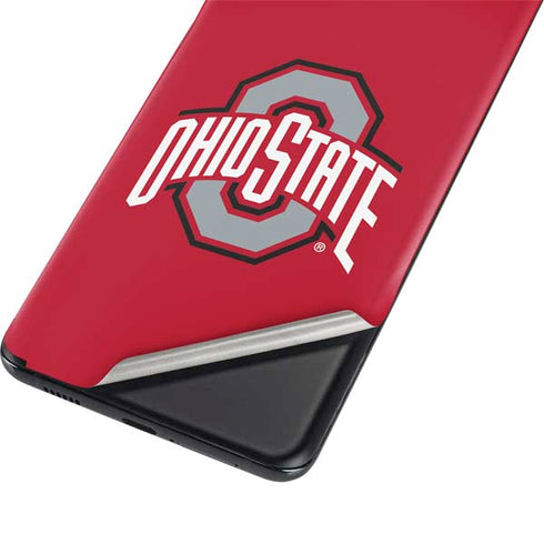 Ohio State University Buckeyes Red Logo Galaxy S21 Plus 5G Skin
