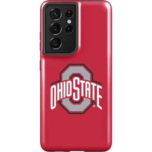 Ohio State University Buckeyes Red Logo Galaxy S21 Ultra 5G Pro Case