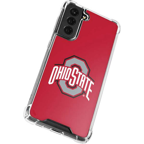 Ohio State University Buckeyes Red Logo Galaxy S22 Clear Case
