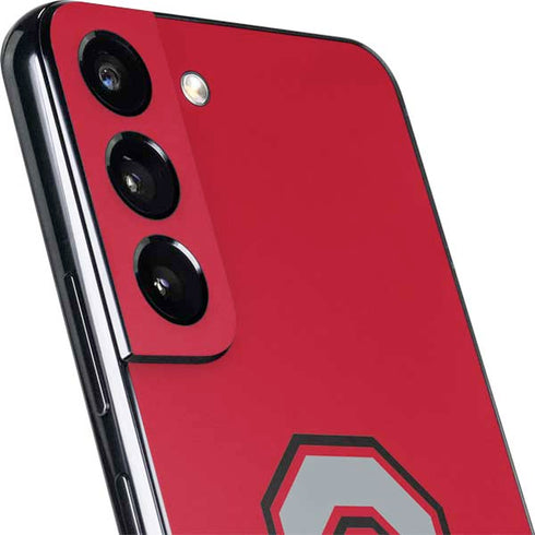Ohio State University Buckeyes Red Logo Galaxy S22 Skin