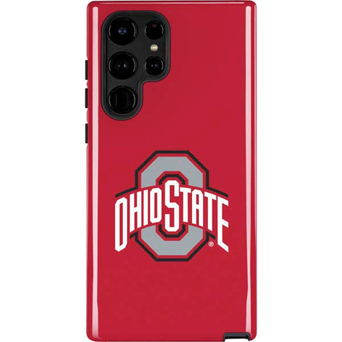 Ohio State University Buckeyes Red Logo Galaxy S22 Ultra Pro Case
