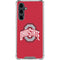 Ohio State University Buckeyes Red Logo Galaxy S23 FE Clear Case