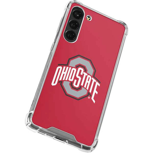 Ohio State University Buckeyes Red Logo Galaxy S23 Plus Clear Case