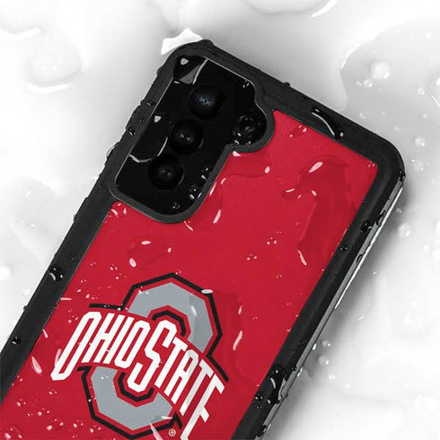 Ohio State University Buckeyes Red Logo Galaxy S23 Plus Waterproof Case