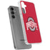 Ohio State University Buckeyes Red Logo Galaxy S24 Plus Clear Case