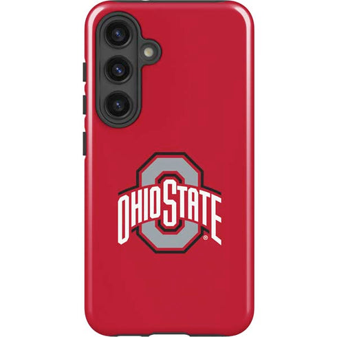 Ohio State University Buckeyes Red Logo Galaxy S24 Plus Impact Case