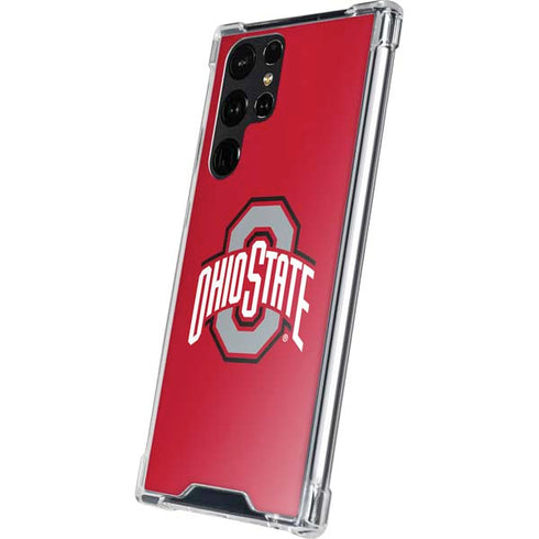Ohio State University Buckeyes Red Logo Galaxy S24 Ultra Clear Case