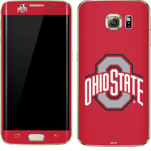 Ohio State University Buckeyes Red Logo Galaxy S7 Edge Skin